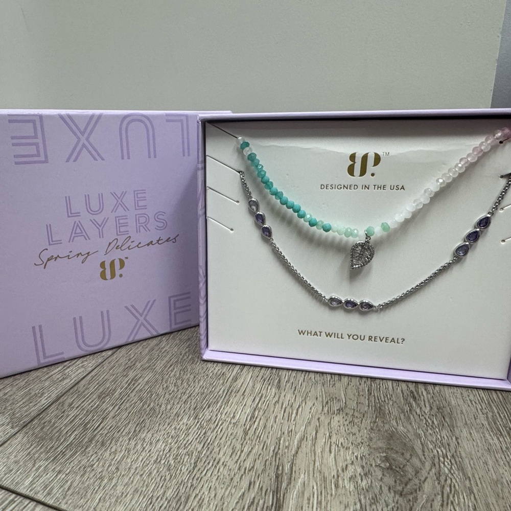 Bomb Party 2024 Spring Luxe Layers necklace "High Tides Abound"